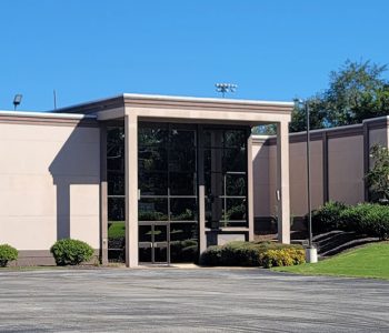 A Large Brick Building