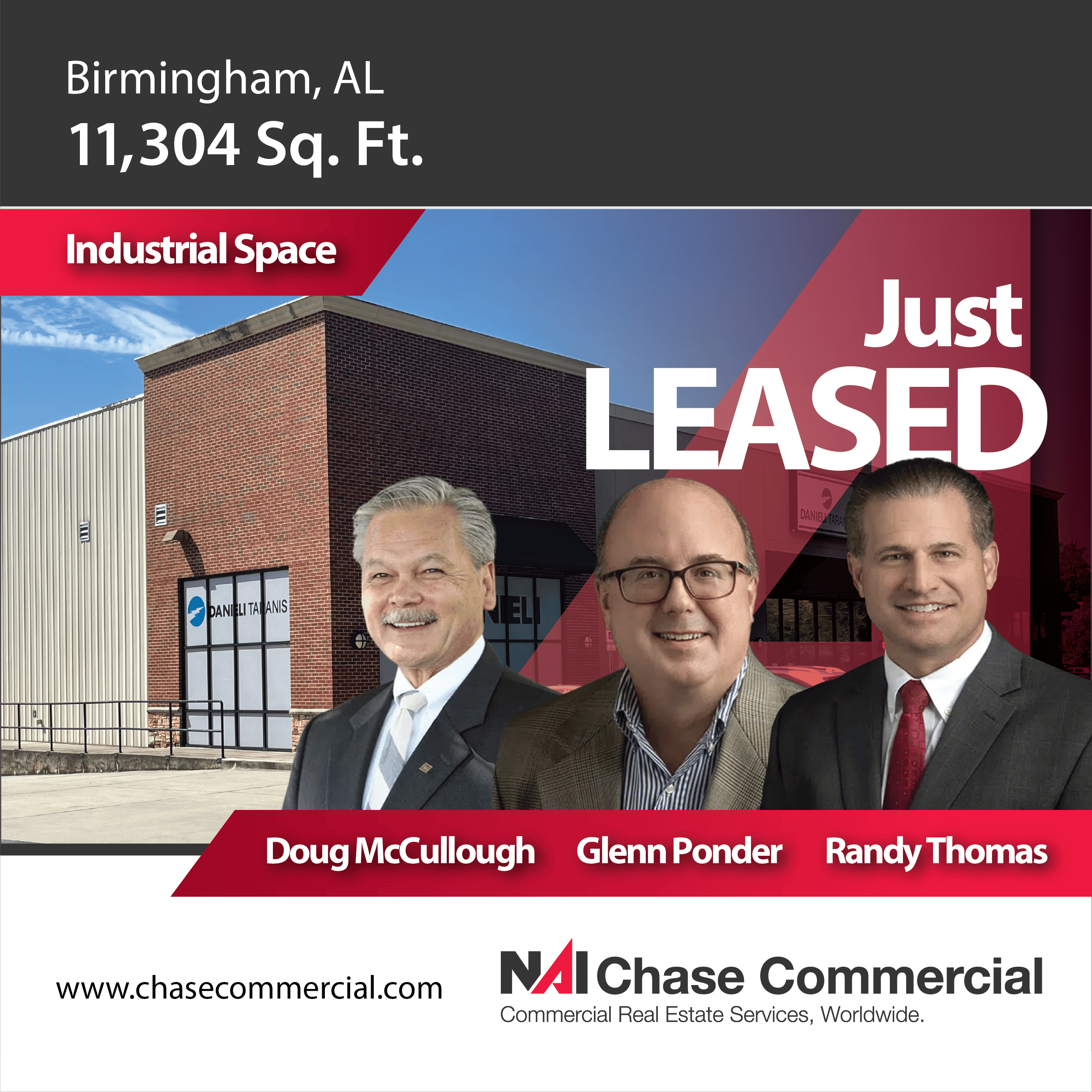 NAI Chase Commercial Real Estate Represents 2,050,000.00 Saleleaseback of 11,304 Sq. Ft. of
